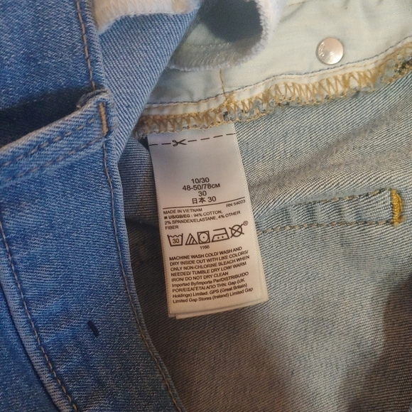 GAP true skinny jeans size 10/30 - Picture 8 of 8